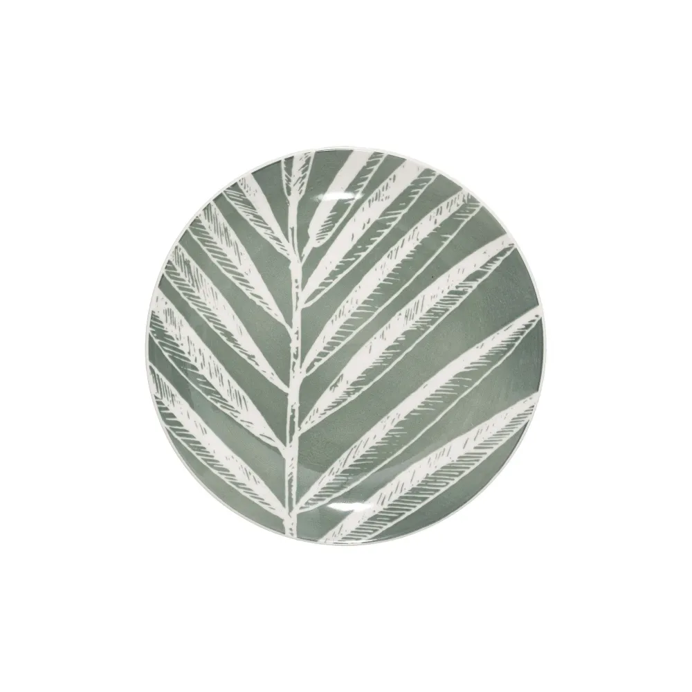 Vaisselle|* Assiette A Dessert Green Harmony Vert 19Cm