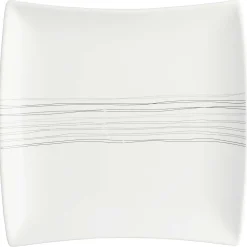 Vaisselle|Secret de Gourmet Assiette A Dessert Lignes 20X20Cm