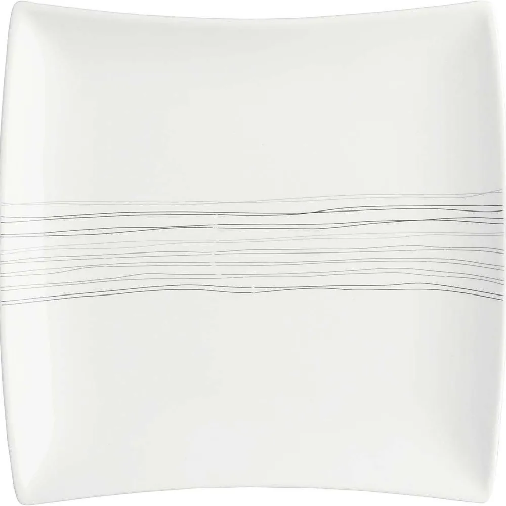 Vaisselle|Secret de Gourmet Assiette A Dessert Lignes 20X20Cm