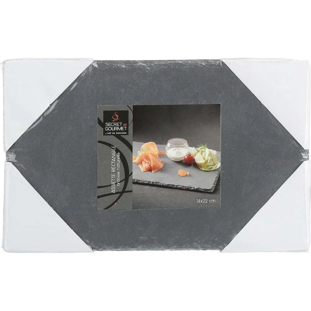 Vaisselle|Secret de Gourmet Assiette Ardoise 14X22Cm