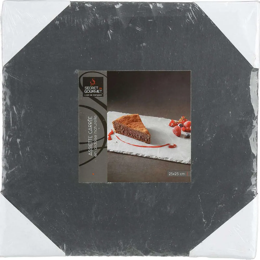 Vaisselle|Secret de Gourmet Assiette Ardoise 25X25Cm