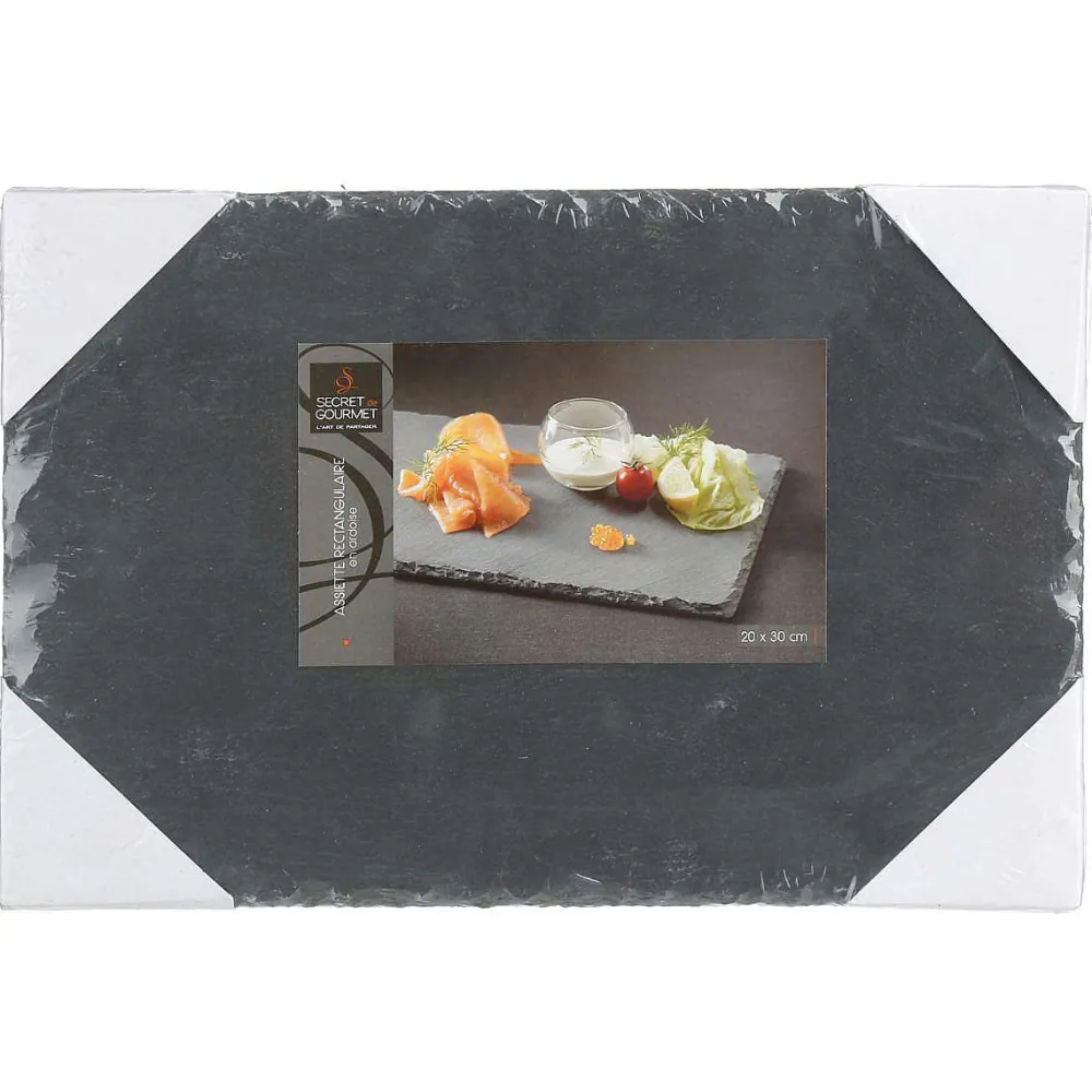 Vaisselle|Secret de Gourmet Assiette Ardoise 20X30Cm