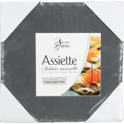 Vaisselle|Secret de Gourmet Assiette Ardoise 20X20Cm