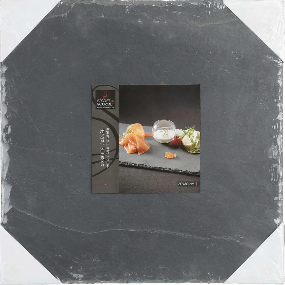 Vaisselle|Secret de Gourmet Assiette Ardoise 30X30Cm