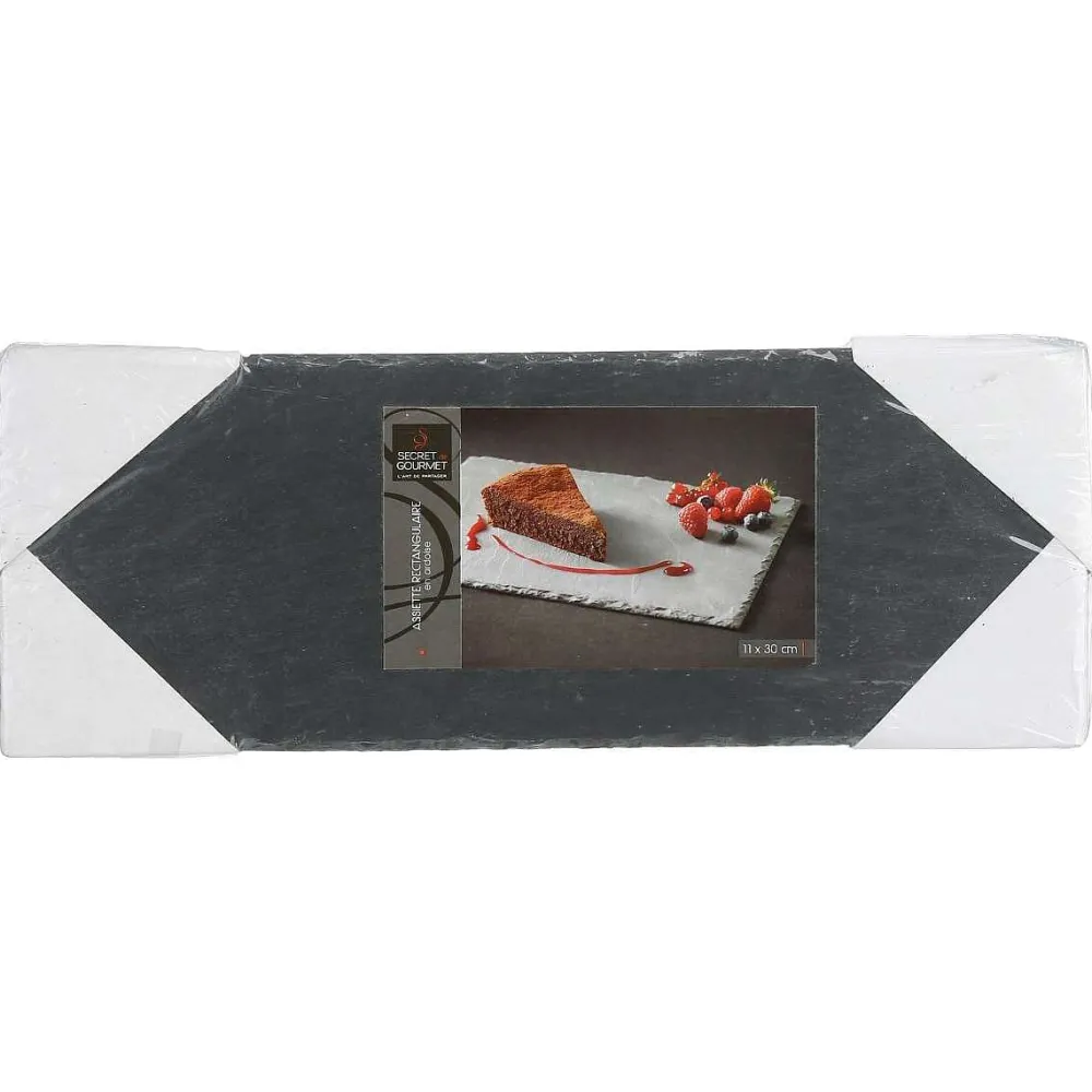 Vaisselle|Secret de Gourmet Assiette Ardoise 11X30Cm