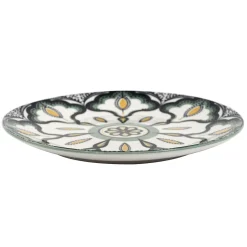 Vaisselle|* Assiette Mandala Vert D.19Cm