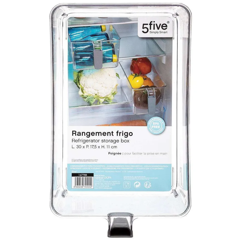Conservation|* Bac Rangement Frigo Avec Poignee D.17.5X27.5X11Cm
