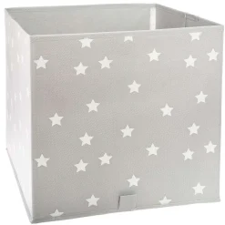 Mobiliers Modulables|* Bac Rangement Gris Etoiles