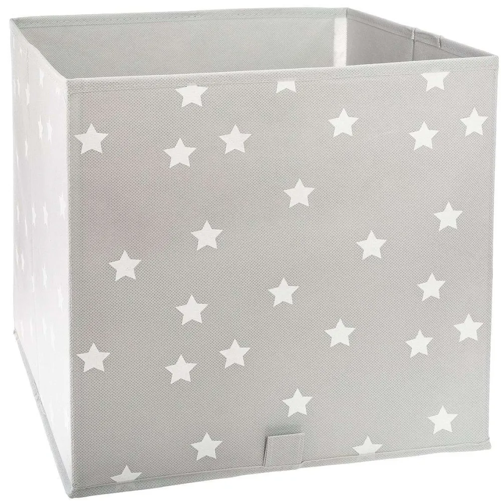 Mobiliers Modulables|* Bac Rangement Gris Etoiles