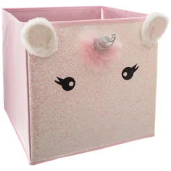 Atmosphera Bac Rangement Licorne 31X29X29Cm- Petits Rangements