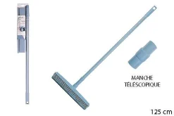 Menage|* Balai Caoutchouc Bleu Et Manche