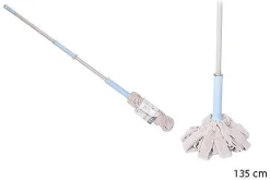 Menage|* Balai Essoreur Franges Grege Bleu