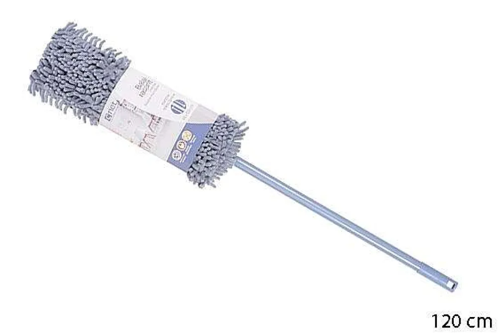 Menage|* Balai Rasant Microfibre Chenille Bleu Neptune