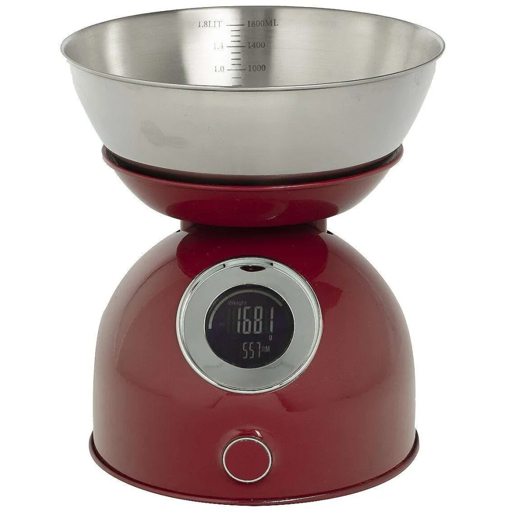 Preparation|Five Balance Digitale Rouge Silitop