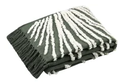 maxibazar Baleares Plaid 130X150Cm Vert- Plaids