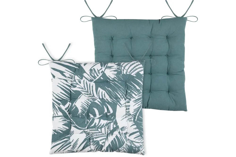 maxibazar Bamako Galette 38X38Cm Petrole- Galettes De Chaise