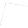 Douche|* Barre D Angle Aluminium 80 X 80 Cm Blanc