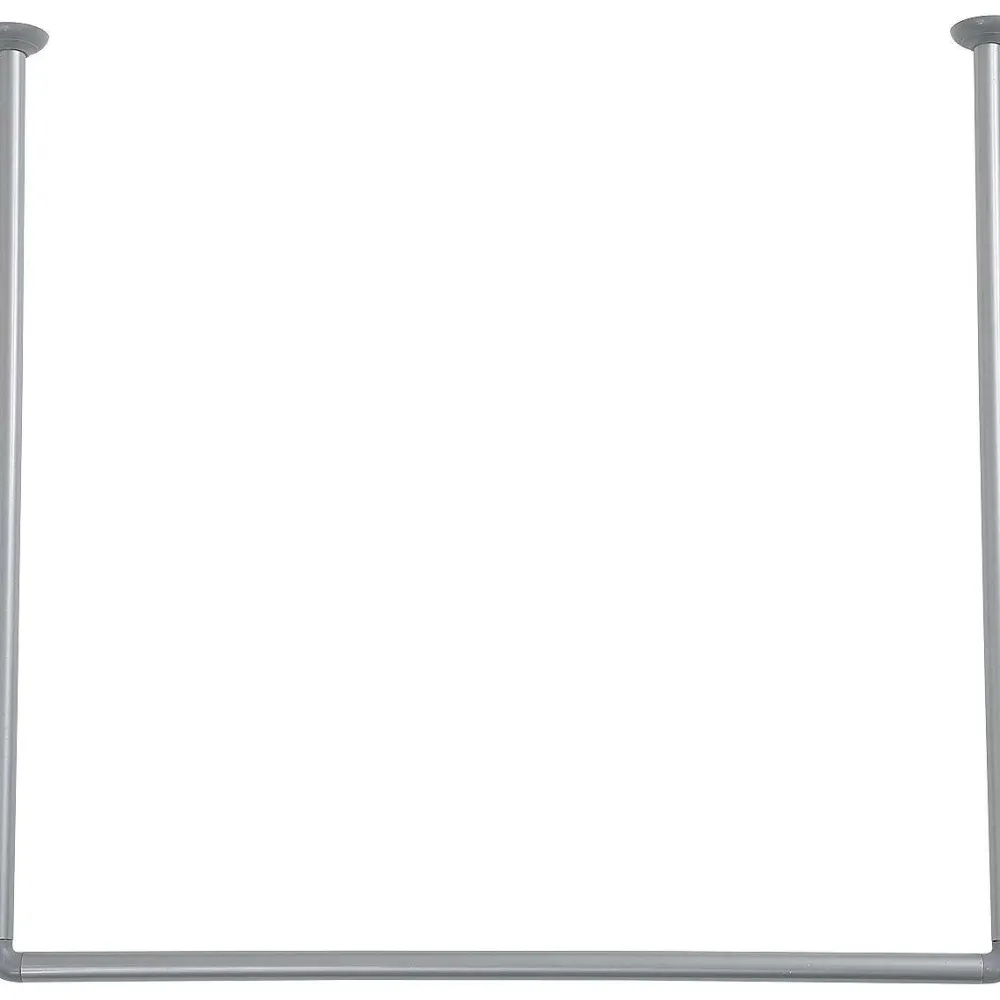 Douche|* Barre D Angle En U 80X80X80Cm Aluminium Chrome