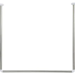 Douche|* Barre D Angle En U 80X80X80Cm Acier Inoxydable Chrome