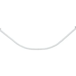 Douche|* Barre De Douche Incurvee 90X90Cm Aluminium Blanc