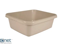 Soin Du Linge|* Bassine Rectangle 8.5L Grege