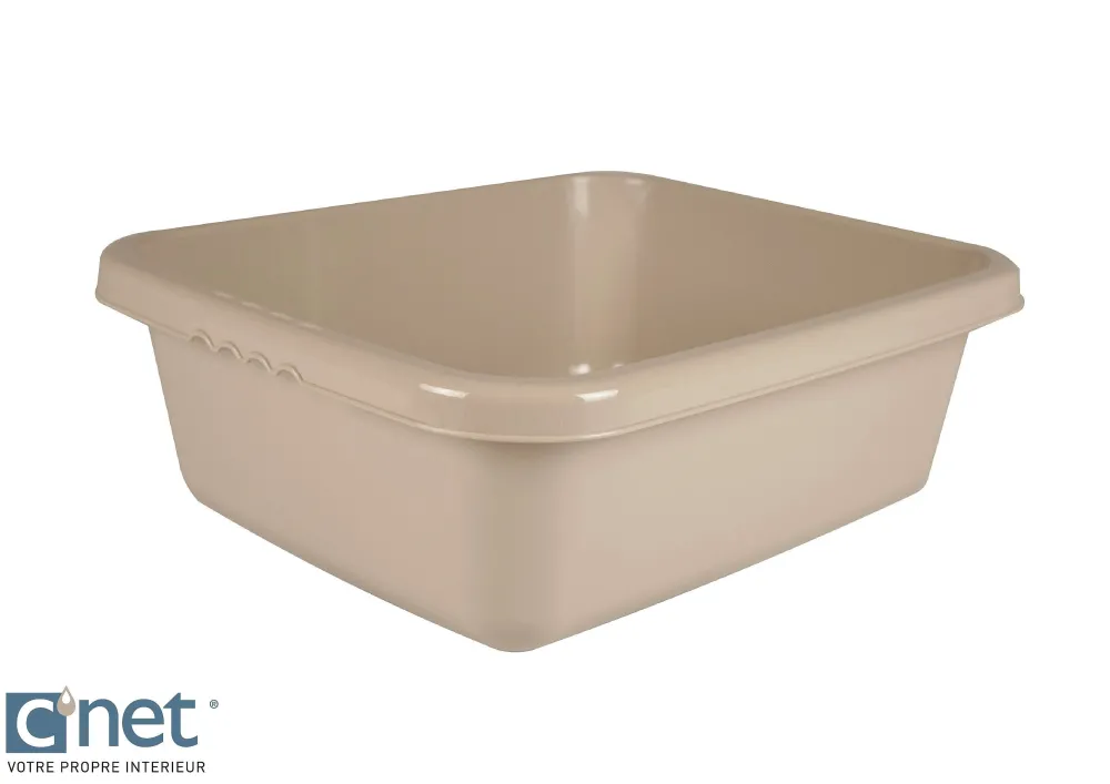 Soin Du Linge|* Bassine Rectangle 8.5L Grege