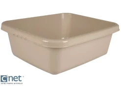 Soin Du Linge|* Bassine Rectangle 13.5L Grege