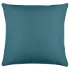 maxibazar Bea Coussin 50X50Cm Turquoise- Rideaux Textures Et Coussins