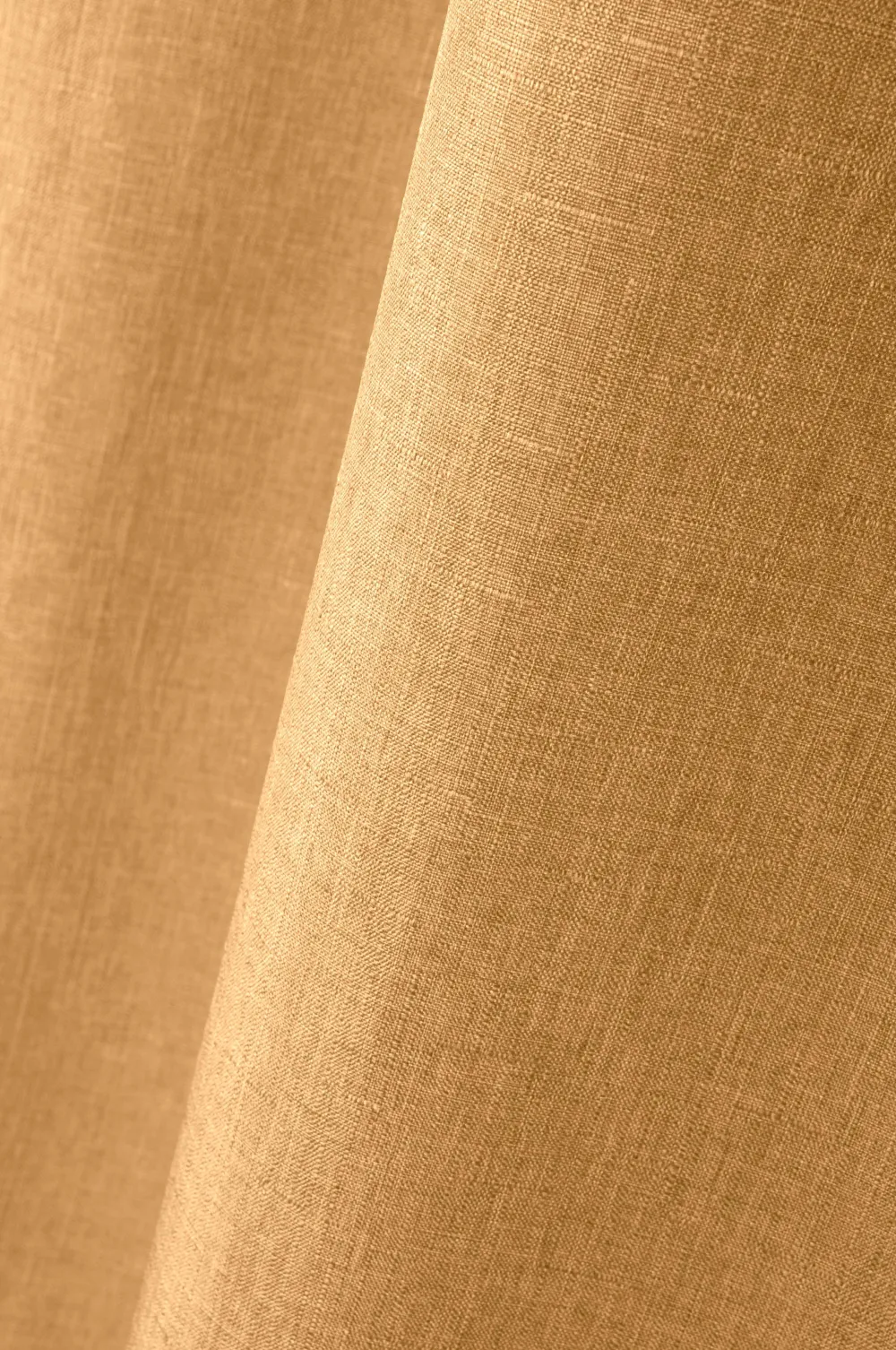 maxibazar Bea Rideau Oeillets 140X260Cm Camel- Rideaux Textures Et Coussins