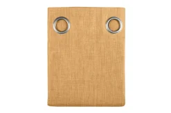maxibazar Bea Rideau Oeillets 140X260Cm Camel- Rideaux Textures Et Coussins