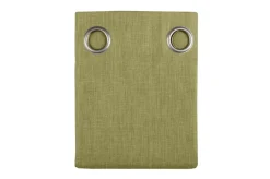 maxibazar Bea Rideau Oeillets 140X260Cm Kaki- Rideaux Textures Et Coussins