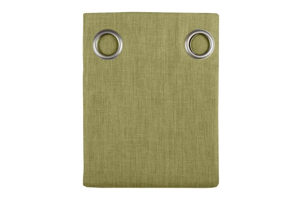 maxibazar Bea Rideau Oeillets 140X260Cm Kaki- Rideaux Textures Et Coussins