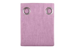 maxibazar Bea Rideau Oeillets 140X260Cm Parme- Rideaux Textures Et Coussins