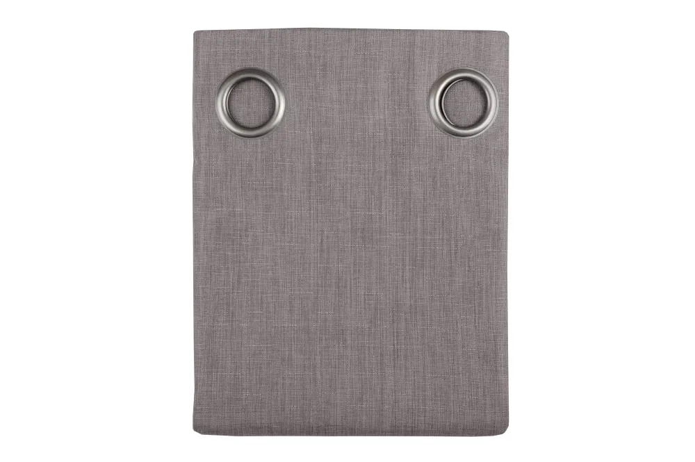 maxibazar Bea Rideau Oeillets 140X260Cm Taupe- Rideaux Textures Et Coussins