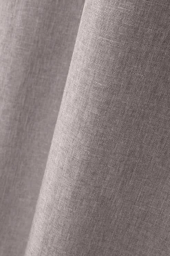 maxibazar Bea Rideau Oeillets 140X260Cm Taupe- Rideaux Textures Et Coussins