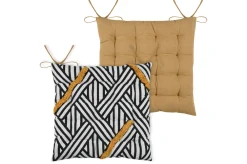 maxibazar Beloha Galette 38X38Cm Noir- Galettes De Chaise