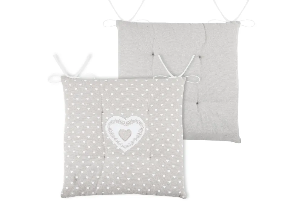 maxibazar Berenice Galette 4 Points 40X40X1.5Cm Naturel- Galettes De Chaise