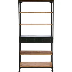 Atmosphera Étagères>Bibliotheque 4 Étagères 2 Tiroirs Cierna