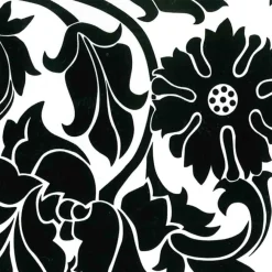 maxibazar Bobineau Adhesif 0.45X2 Ml Fantaisie Noir Blanc- Adhesif Et Vitrostatique