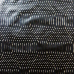 maxibazar Bobineau Adhesif 0.45X2 Ml Fantaisie Elori Noir- Adhesif Et Vitrostatique