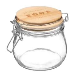 Conservation|Five Bocal Verre Avec Mots 0.5L