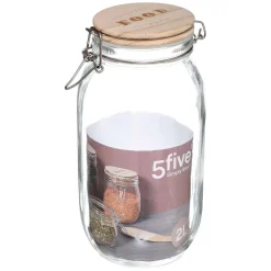 Conservation|Five Bocal Verre Avec Mots 2L