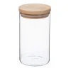 Conservation|Five Bocal Verre Et Bois Hermetique 1L