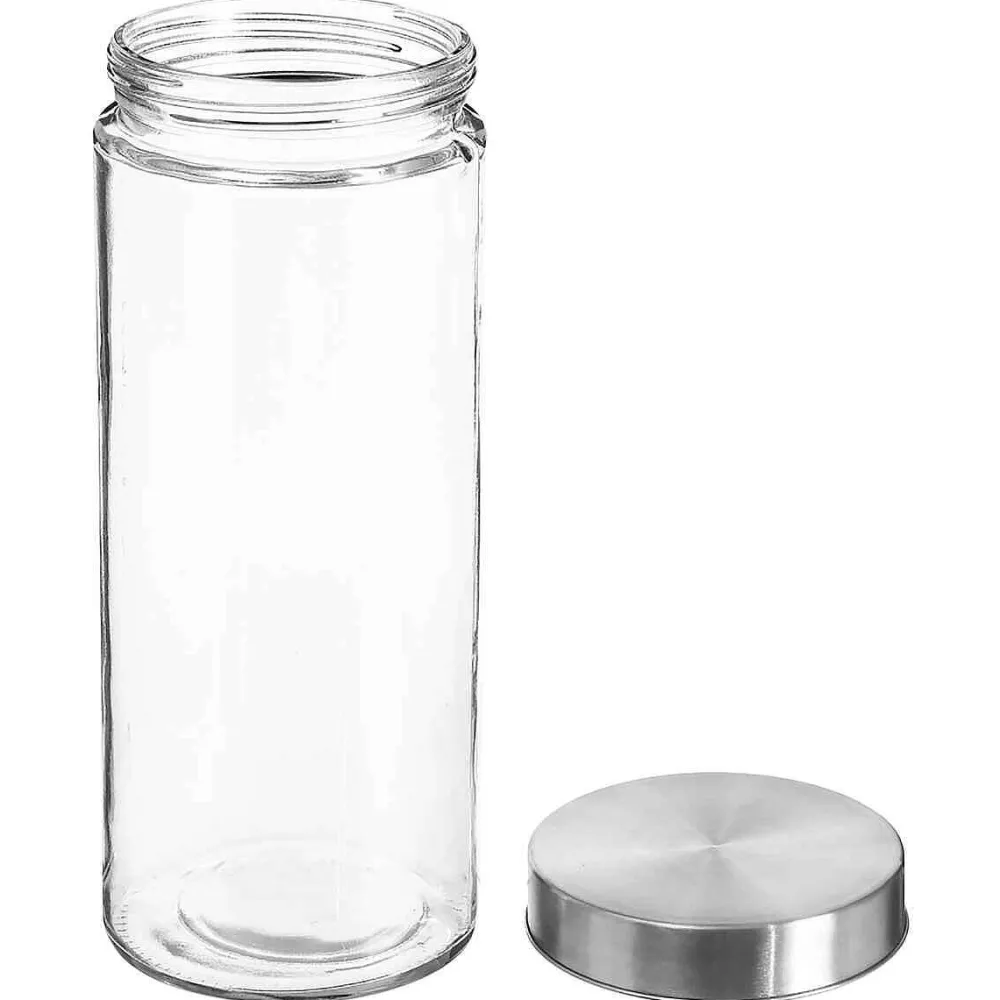 Conservation|Five Bocal Verre Inox 2L