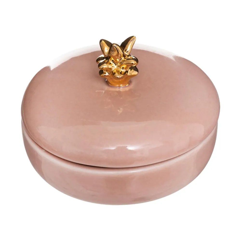 Atmosphera Boite Ceramique Palmier Edition- Objets De Decoration