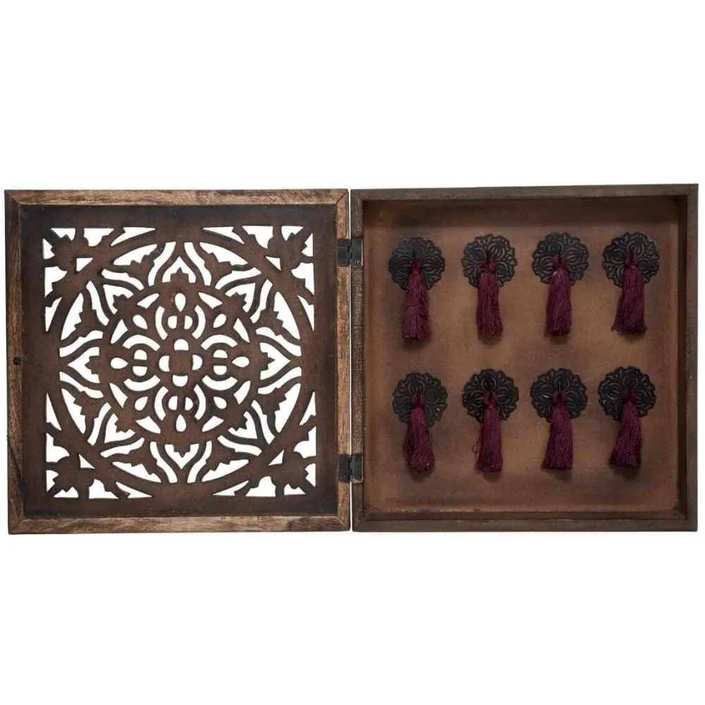 Atmosphera Boite Cle Nam Nam D.30X30Cm- Decoration Murale