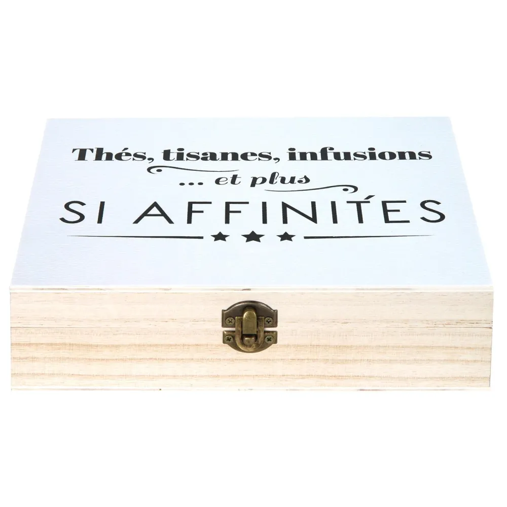 maxibazar Boite De Rangement Tresors De Famille 24X7Cm- Boites Deco