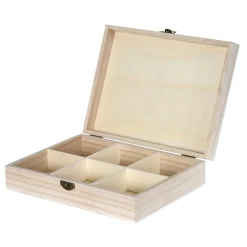 maxibazar Boite De Rangement Tresors De Famille 24X7Cm- Boites Deco