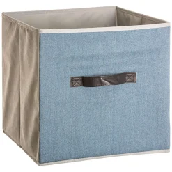* Meubles Modulables>Boite De Rangement 31X31Cm Jean Bleu Clair