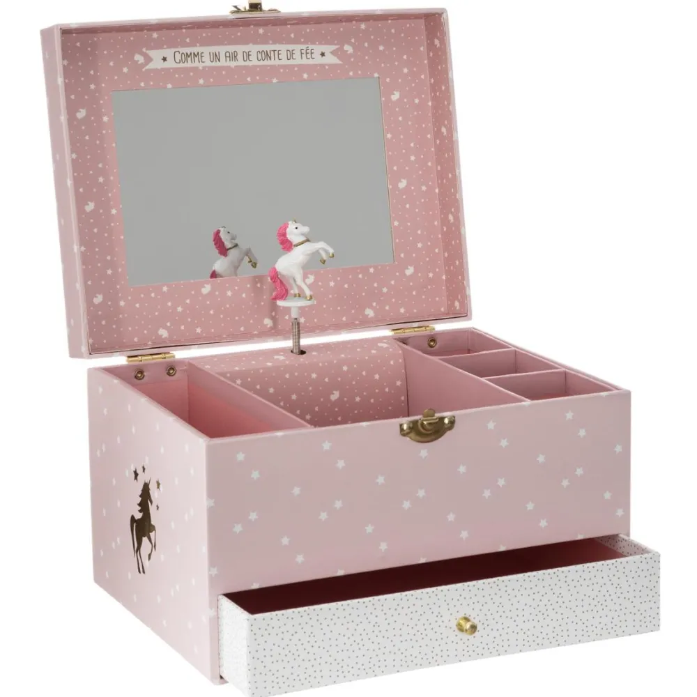 Atmosphera Boite Musicale Licorne- Petits Rangements